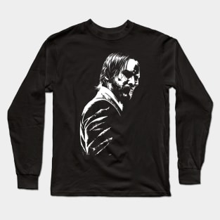 John Wick Stencil Long Sleeve T-Shirt